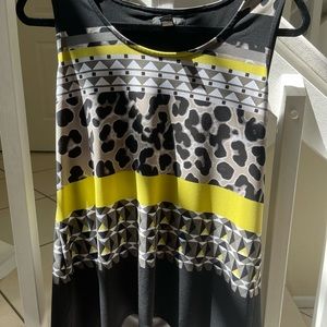 Alfani Multicolor Sleeveless Top